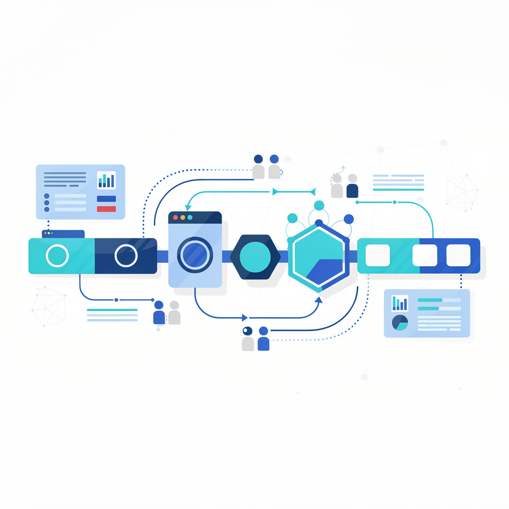 Ilustración del proceso de desarrollo